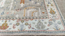 Cleo 8x10 Light Green and Ivory Hand-Knotted Oushak Rug | Banana Manor Rug Company