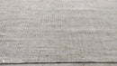 Jane Margolis 8x10 Handwoven Silver Jute Rug | Banana Manor Rug Company