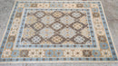 Kinley 4.9x6.6 Hand-Knotted Cream and Brown Oushak Rug | Banana Manor Rug Company