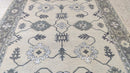Hermione 7.6x9.9 Light Green and Grey Hand-Knotted Oushak Rug | Banana Manor Rug Company
