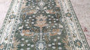 Magnolia 5x8.3 Green and Ivory Hand-Knotted Oushak Rug