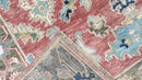 Lily 8x10 Rust and Green Hand-Knotted Oushak Rug | Banana Manor Rug Company