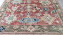 Lily 8x10 Rust and Green Hand-Knotted Oushak Rug | Banana Manor Rug Company