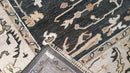 Raven Baxter 9x12 Grey and Ivory Hand-Knotted Oushak Rug | Banana Manor Rug Company