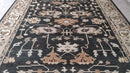 Raven Baxter 9x12 Grey and Ivory Hand-Knotted Oushak Rug | Banana Manor Rug Company