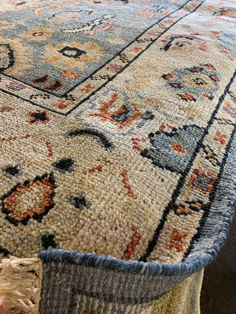 Briana 8x10 Hand Knotted Oushak | Banana Manor Rug Company