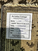 Kara Adam Grey and Silver Hand-Knotted Oushak Rug 2.9x2.9 | Banana Manor Rug Company