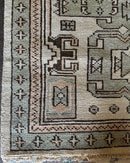 Melissa George 4x6 Hand-Knotted Oushak Rug Cream