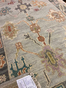 Corinne Paradis Grey Hand-Knotted Oushak Rug 4x6 | Banana Manor Rug Company