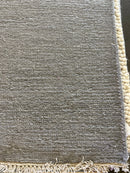 Little Bill 8x10 Handwoven Gray Durrie Rug CLEARANCE