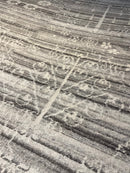 Cecilia 5x7.9 Silver and Grey Oushak Rug | Banana Manor Rug Company