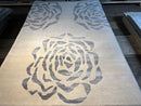 Anemone 4.9x8 Ivory and Grey Hand-Knotted Modern Rug | Banana Manor Rug Company