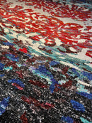 Mary Grimm 4.9x7.9 Multi-Colored Hand-Knotted Rug | Banana Manor Rug Company