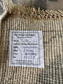 Barbara Allen 9x11.9 Ivory Hand-Knotted Oushak Rug