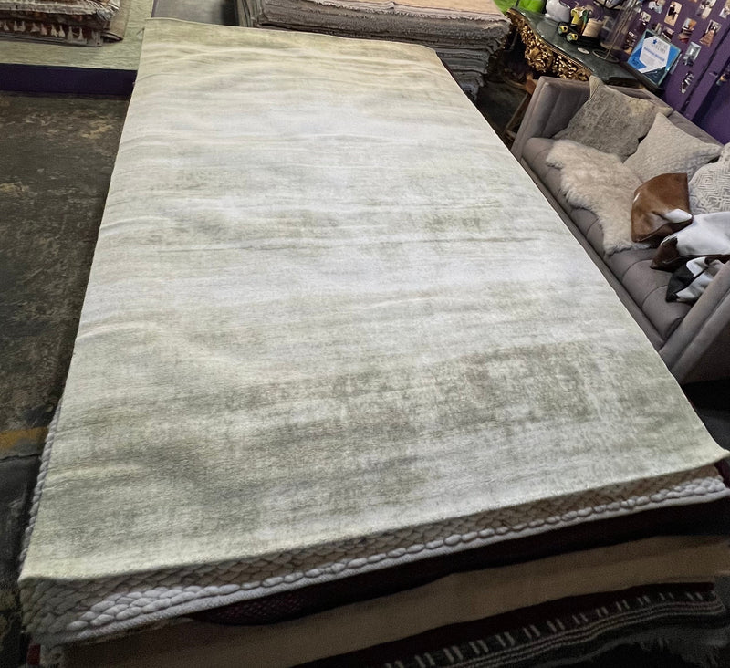 Cecilie Thomsen 6x9 Light Green Hand-Tufted Rug