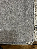 Puddin' Pop 6.9x10 Brown Handwoven Durrie Rug CLEARANCE