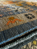 Devon 8x9.9 Blue Hand-Knotted Oushak Rug