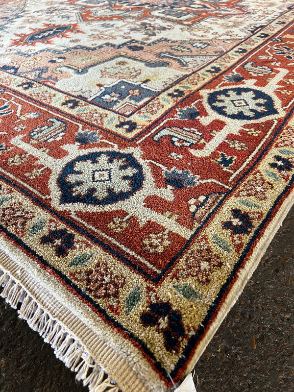 Gooshie Hand-knotted 8x10.3  Rug