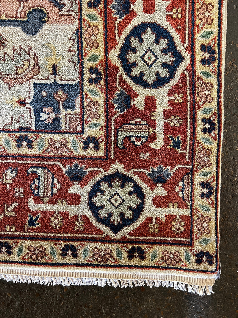 Gooshie Hand-knotted 8x10.3  Rug