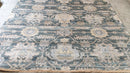 Abalon 8x10 Dark Grey Hand-Knotted Oushak Rug | Banana Manor Rug Company