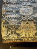 Abalon 8x10 Dark Grey Hand-Knotted Oushak Rug | Banana Manor Rug Company
