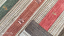 Abdelhak 5x7.9 Handwoven Striped Multi-Colored Rug | Banana Manor Rug Company