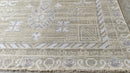 Adams 7.6x9.9 Beige and Natural Hand-Knotted Oushak Rug | Banana Manor Rug Company