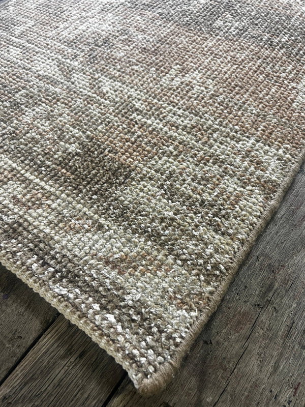 "Adelia" Tan Hand-Knotted Oushak 8x10 | Banana Manor Rug Company