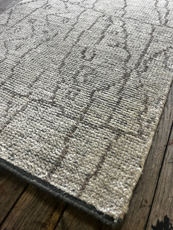 "Adelynn" Grey Hand-Knotted Oushak 8x10 | Banana Manor Rug Company