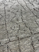 "Adelynn" Grey Hand-Knotted Oushak 8x10 | Banana Manor Rug Company