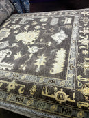 Agnes 6x9 Light Brown Hand-Knotted Oushak Rug | Banana Manor Rug Factory Outlet