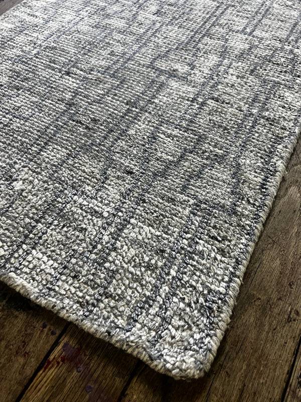 "Alexandrine" Dark and Light Grey Hand-Knotted Modern 8x10 | Banana Manor Rug Company