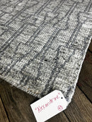 "Alexandrine" Dark and Light Grey Hand-Knotted Modern 8x10 | Banana Manor Rug Company
