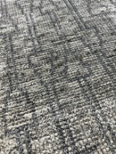 "Alexandrine" Dark and Light Grey Hand-Knotted Modern 8x10 | Banana Manor Rug Company