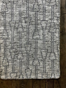 "Alexandrine" Dark and Light Grey Hand-Knotted Modern 8x10 | Banana Manor Rug Company