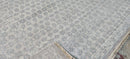 Alexis Pearl Silver and Grey Hand-Knotted Lichi Rug 6x9 | Banana Manor Rug Company