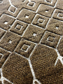 "Aliz" Brown Hand-Knotted Modern 8x10 | Banana Manor Rug Company