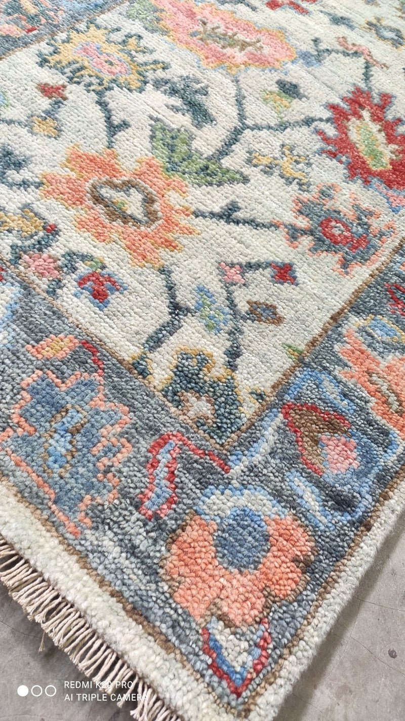 Allie Hand Knotted 2.9x9 Oushak Runner | Banana Manor Rug Company