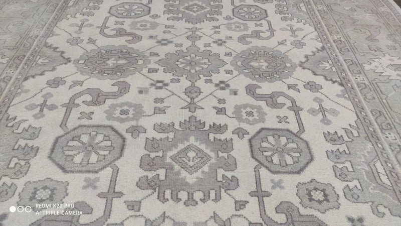 Allison Hand-Knotted 8x9.9 Oushak | Banana Manor Rug Company