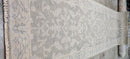 Allison Seidler Silver and Grey Hand-Knotted Oushak Runner 2.9x9.6 | Banana Manor Rug Company