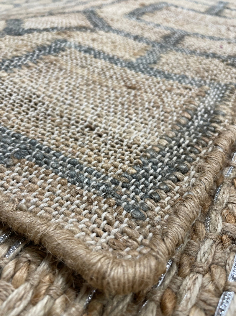 Almanzo 2.6x6 Thin Weaved Natural Jute Runner | Banana Manor Rug Company