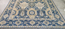 Amber Lewis Dark Green and Grey Hand-Knotted Oushak Rug 8x10 | Banana Manor Rug Company