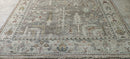 Amrita Acharia 8x10 Light Brown and Light Green Hand-Knotted Oushak Rug | Banana Manor Rug Company