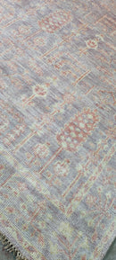 Amy Berry Light Pink Hand-Knotted Oushak Rug 8x10 | Banana Manor Rug Company