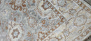 Amy Fine Collins Light Grey and Beige Hand-Knotted Oushak Rug 8.3x10 | Banana Manor Rug Company