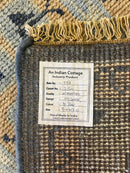 Anastasia 9x12 Light Blue Hand-Knotted Oushak Rug | Banana Manor Rug Company