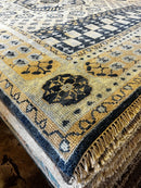 Anastasia 9x12 Light Blue Hand-Knotted Oushak Rug | Banana Manor Rug Company