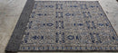 Andrea Berntzen 5.6x8 Blue and Natural Hand-Knotted Modern Rug | Banana Manor Rug Company