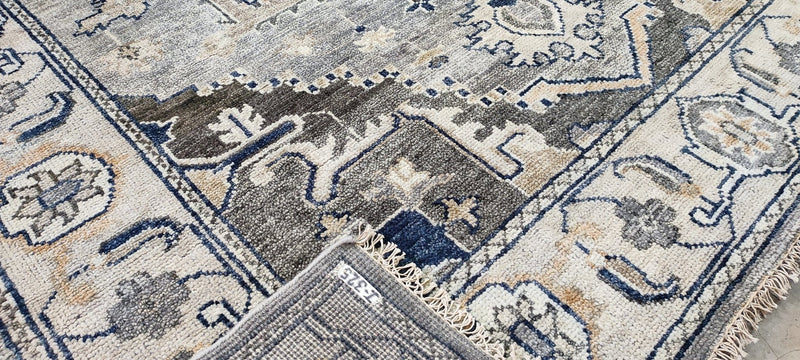 Andrea Putman Grey Hand-Knotted Oriental Rug 8x10 | Banana Manor Rug Company