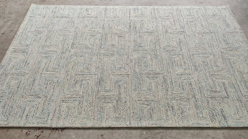 Anémone 5x8 Ivory Hand-Tufted Rug | Banana Manor Rug Company